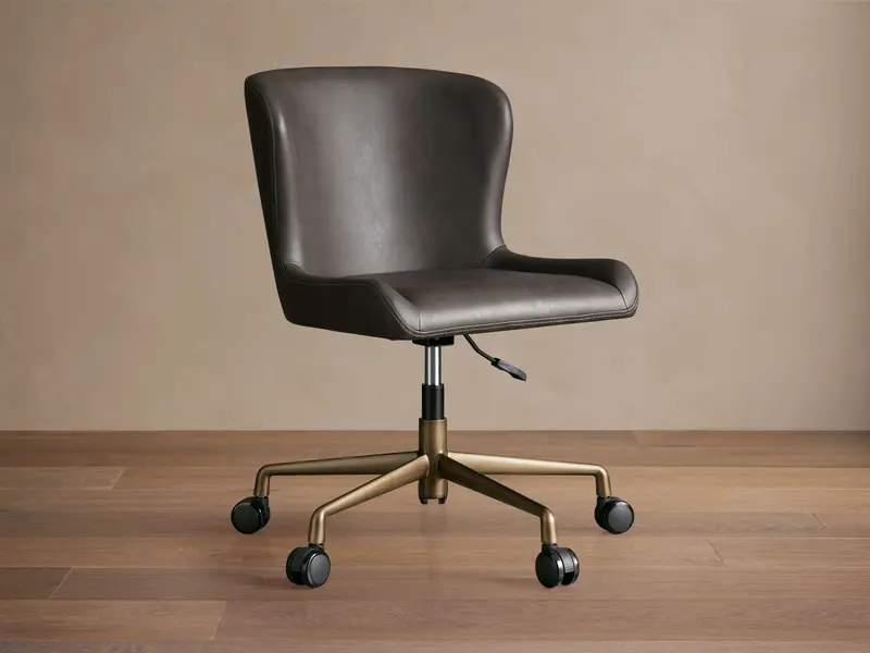 Kirsten Faux Leather Ergonomic Desk Chair