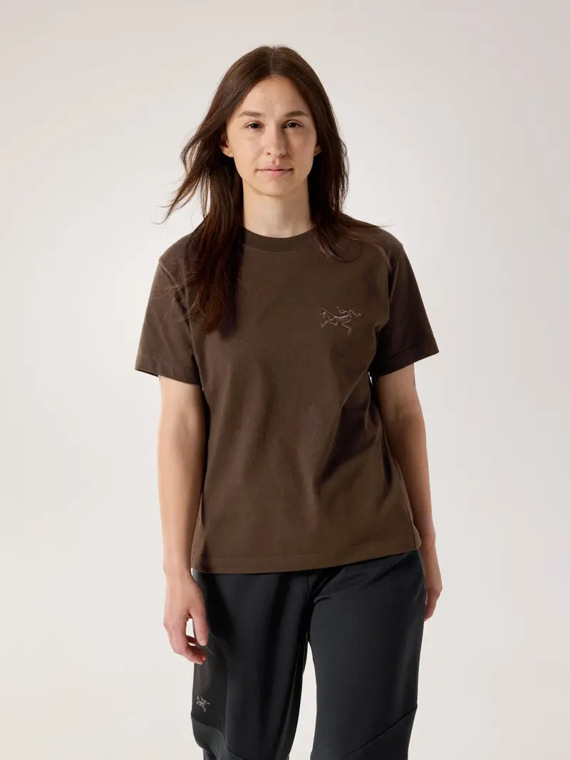 Kragg Little Bird Short-Sleeve Crew – Cotton Poplin Shirt for Women