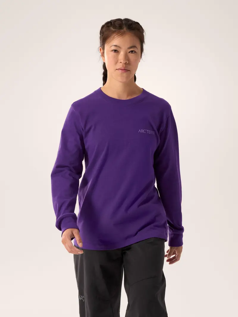 Kragg Women’s Long-Sleeve Cotton Bird Crewneck Top