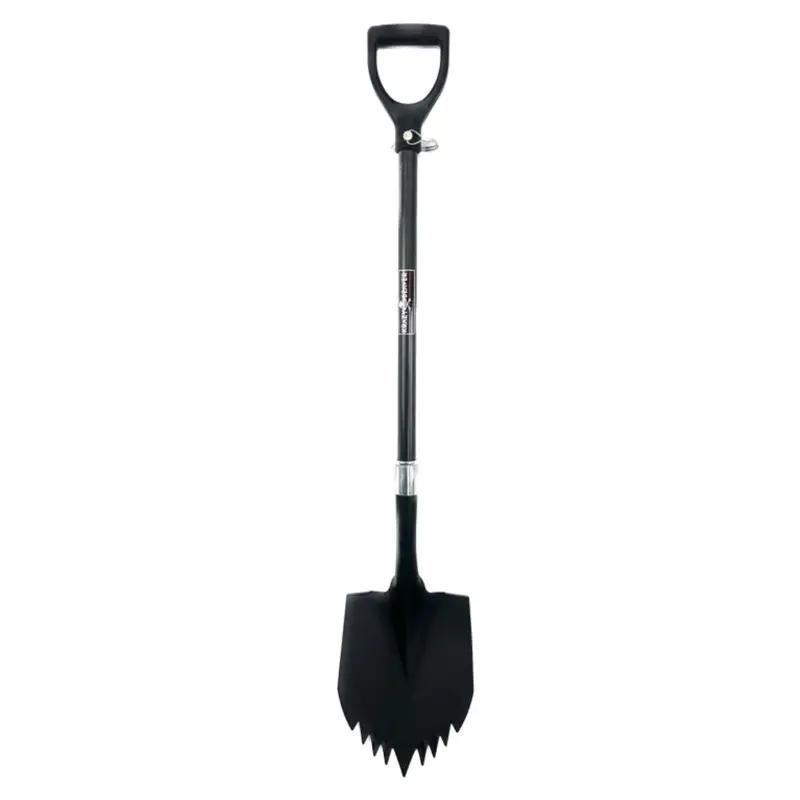 Krazy Beaver XL Shovel – Textured Black Head, Black Handle