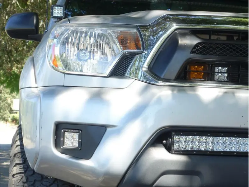 LED Fog Light Pod Mounting Brackets for 2012–2015 Toyota Tacoma