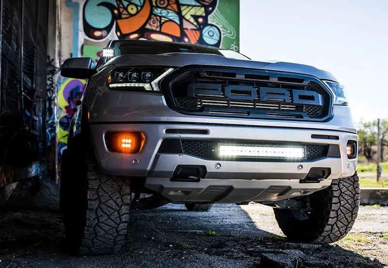 LED Fog Light Pod Mounting Brackets for 2019–2024 Ford Ranger