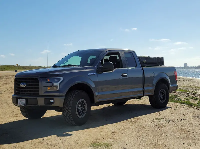 Low-Profile Rooftop Tent Mounting Kit for 2015+ Ford F-150 Trucks
