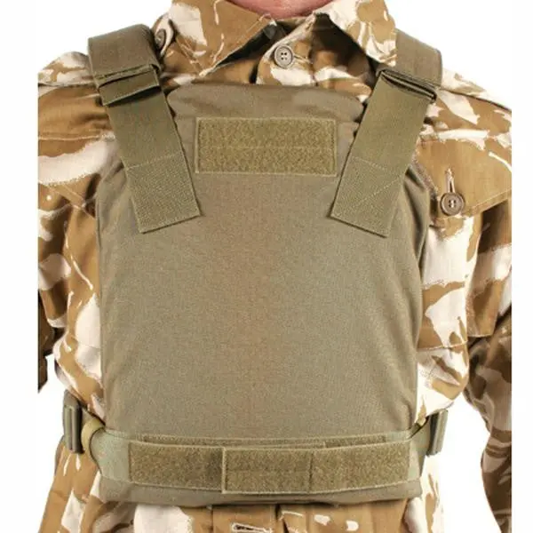Low-Visibility Plate Carrier – Minimalist Black Ballistic Vest Platform