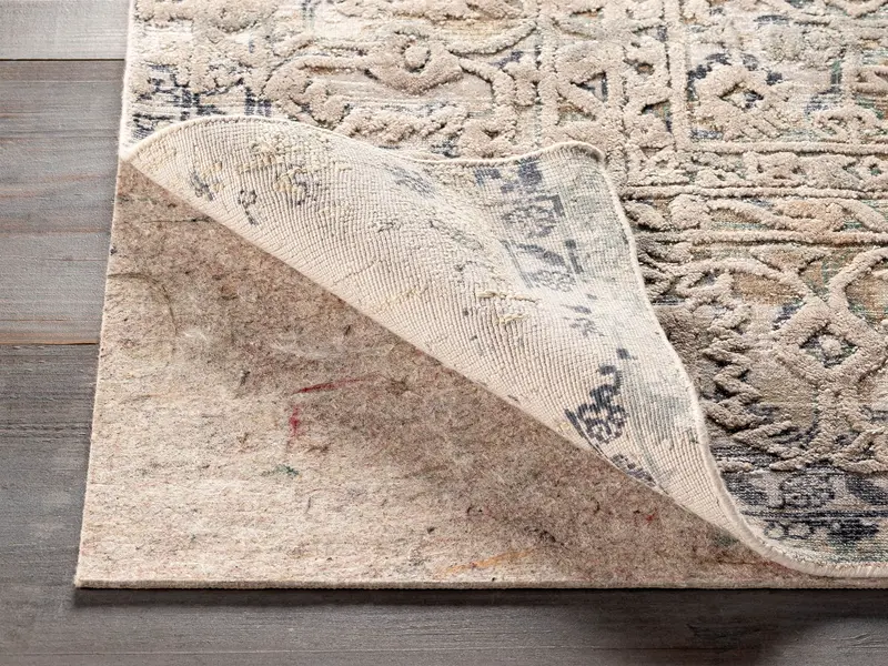 Luxe Felted Rug Pad for Non-Slip Grip and Floor Protection