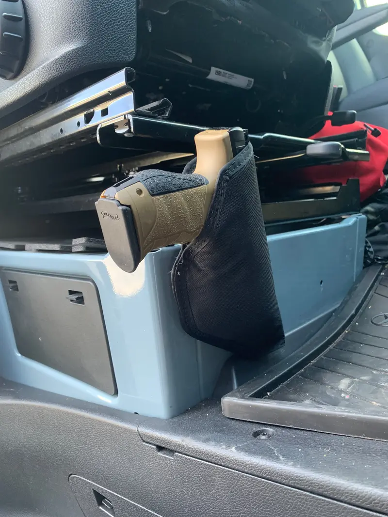Magnetic Gun Holster for Medium-to-Large Semi-Automatic Pistols