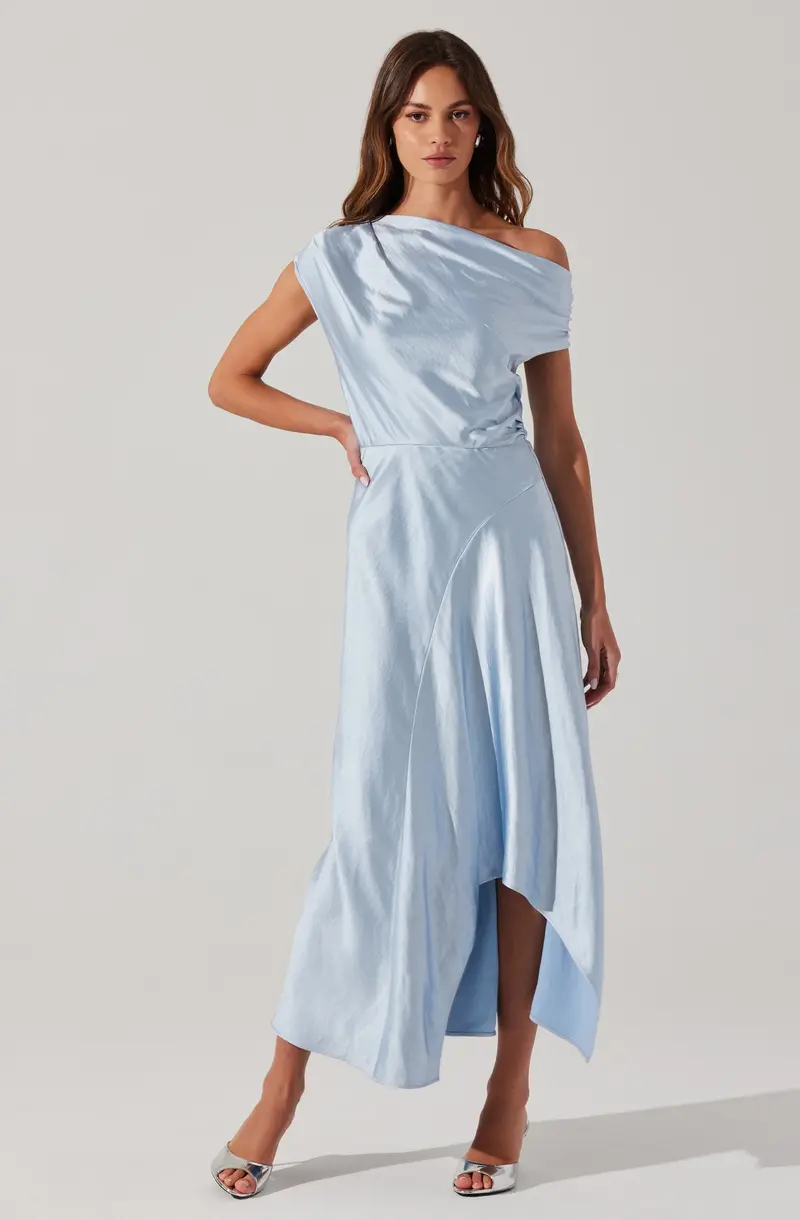 Mairyn Satin Midi Dress Design