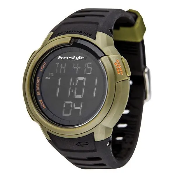 Mariner Dive Watch – Black-and-Green Dial, Black Silicone Strap