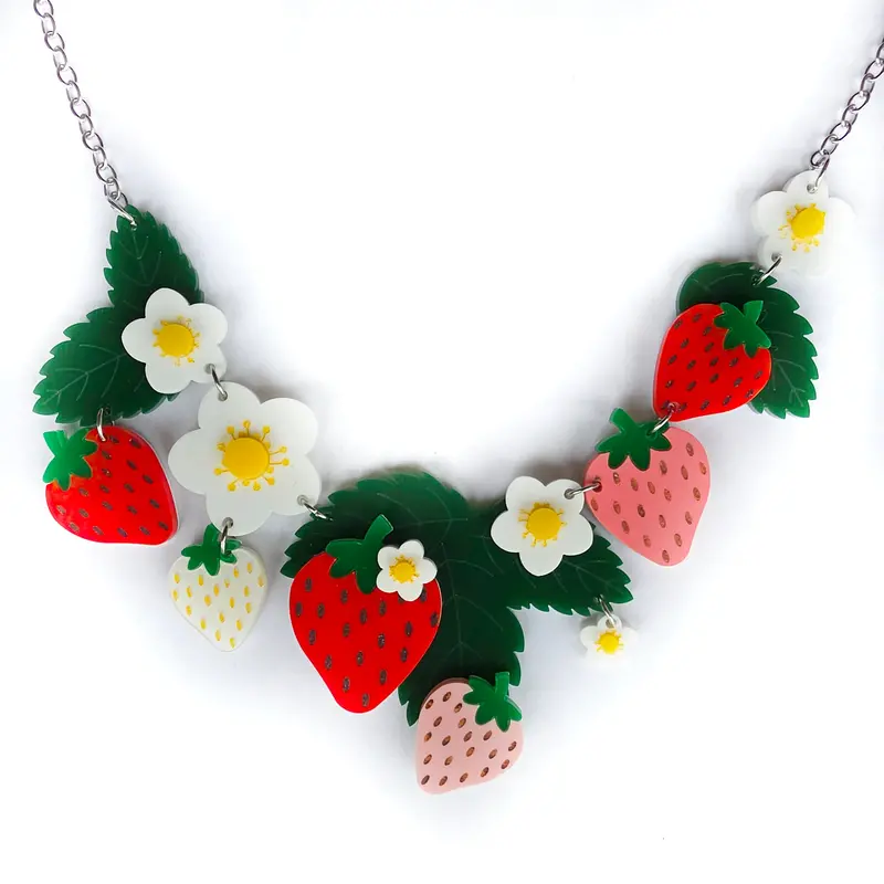 Maxi Strawberry Necklace