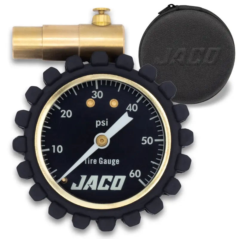MBX-60 MTB & Cross-Country Presta Tire Gauge — 0–60 PSI, Dual-Valve Compatible