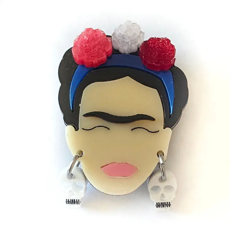 Mexico and Roses Button Covers