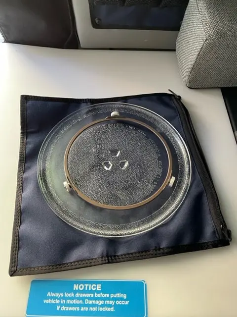 Microwave-Safe Plate and Dish Storage Pouch