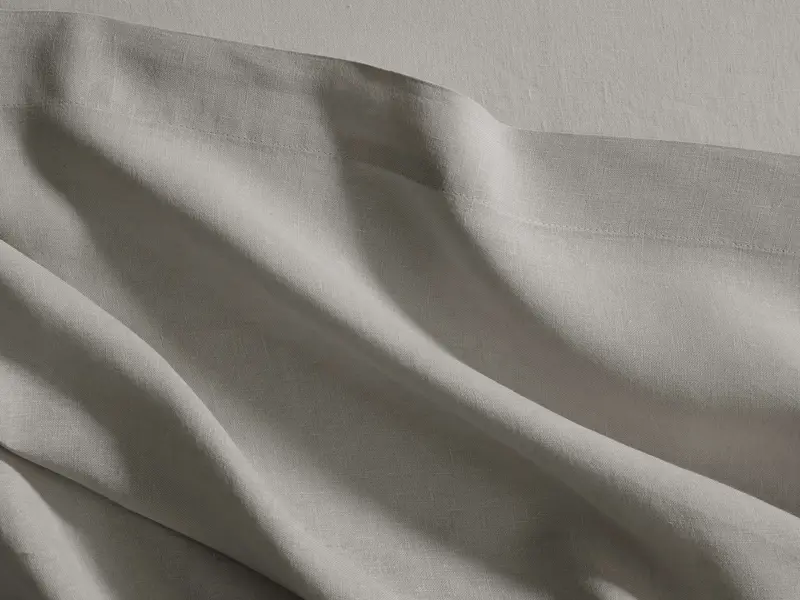 Mist Garment-Dyed Italian Linen Flat Sheet