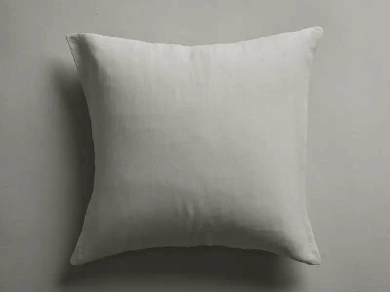 Mist Italian Garment-Dyed Linen Decorative Sham
