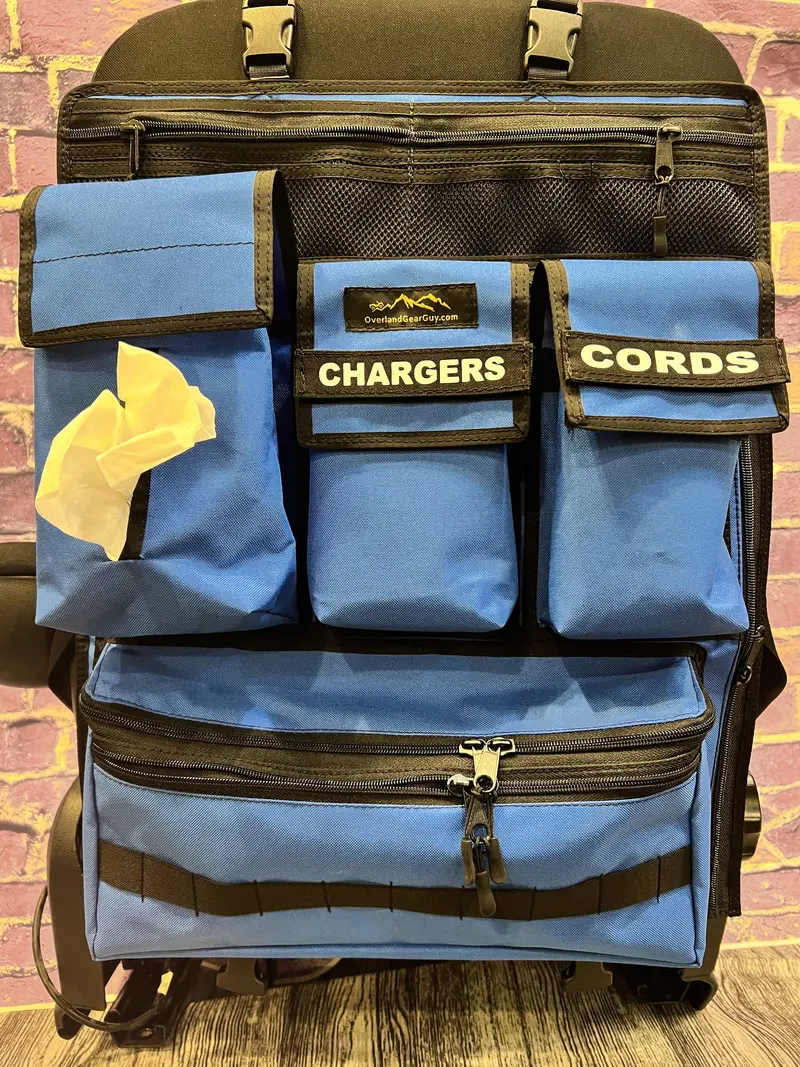 Moab-Specific Vehicle Seat Organizer System