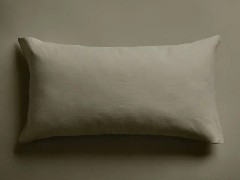 Moss Italian Garment-Dyed Linen Decorative Sham