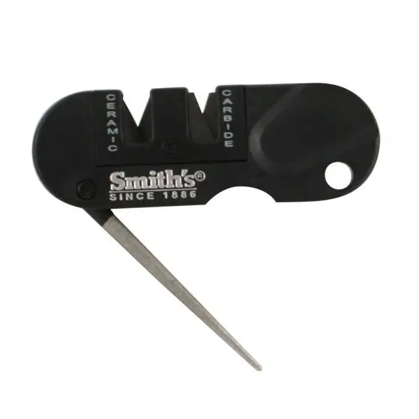 Multi-Abrasive Knife Sharpener Featuring Carbide, Ceramic, and Diamond Rods