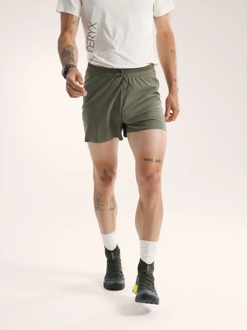 Norvan Short-Sleeve 5-Inch Running Shorts for Men