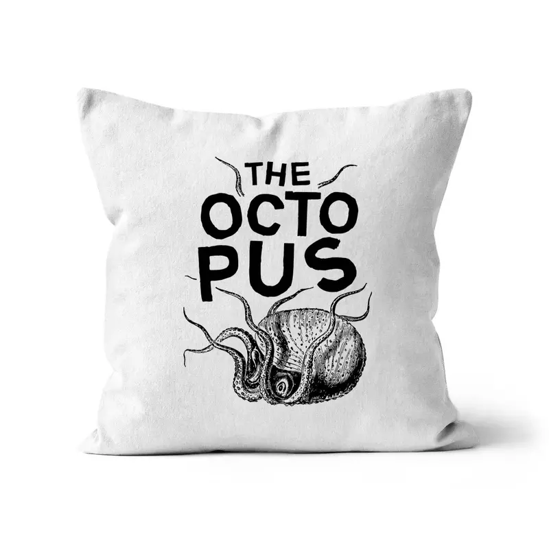 Octopus Decorative Cushion – Soft Fabric with Artistic Detail
