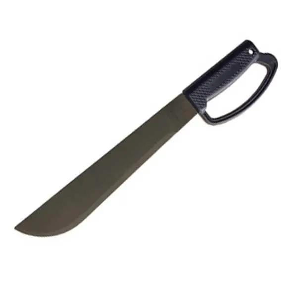 OKC 12-Inch Camper Machete with Bright Orange D-Style Handle