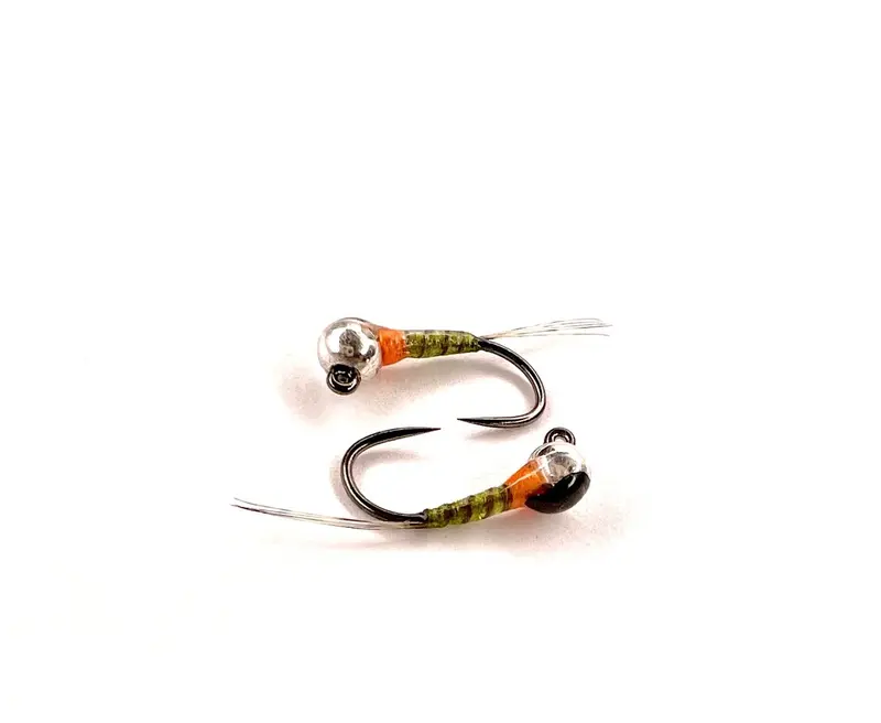 Olive Hot Spot Jigged Nymph