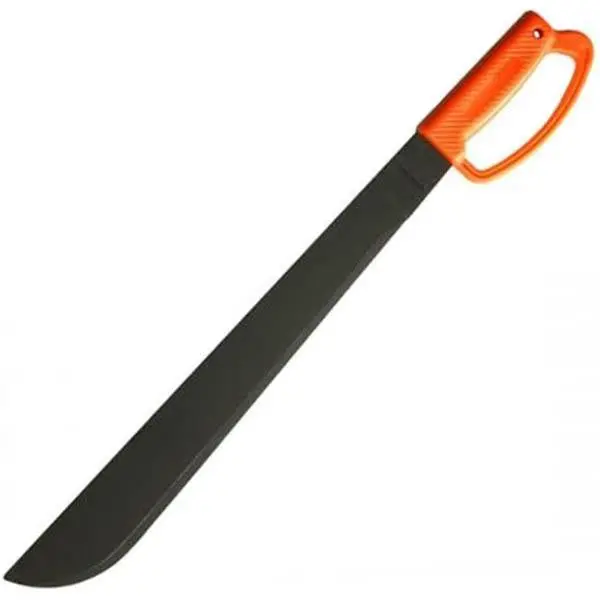 Orange Field Machete – 18-Inch Heavy-Duty Outdoor Cutting Tool (Bulk Pack)