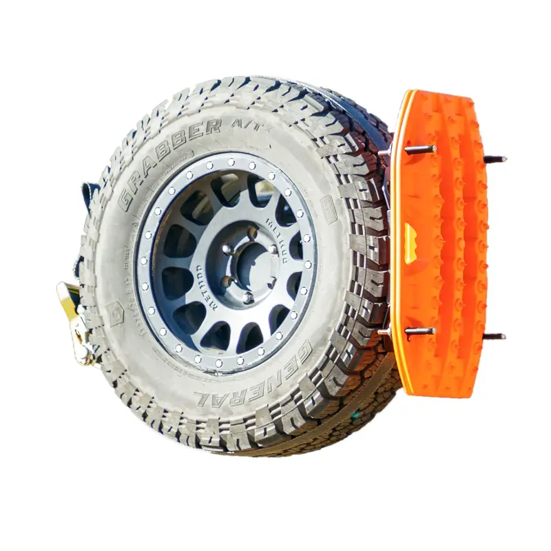 Overland Kitted Spare Tire MAXTRAX Mini Mounting System – Compact Board Carrier
