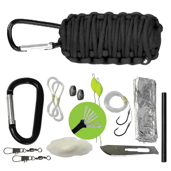 Paracord Survival Kit Grenade – 30-Foot 550 Cord with 12 Emergency Tools