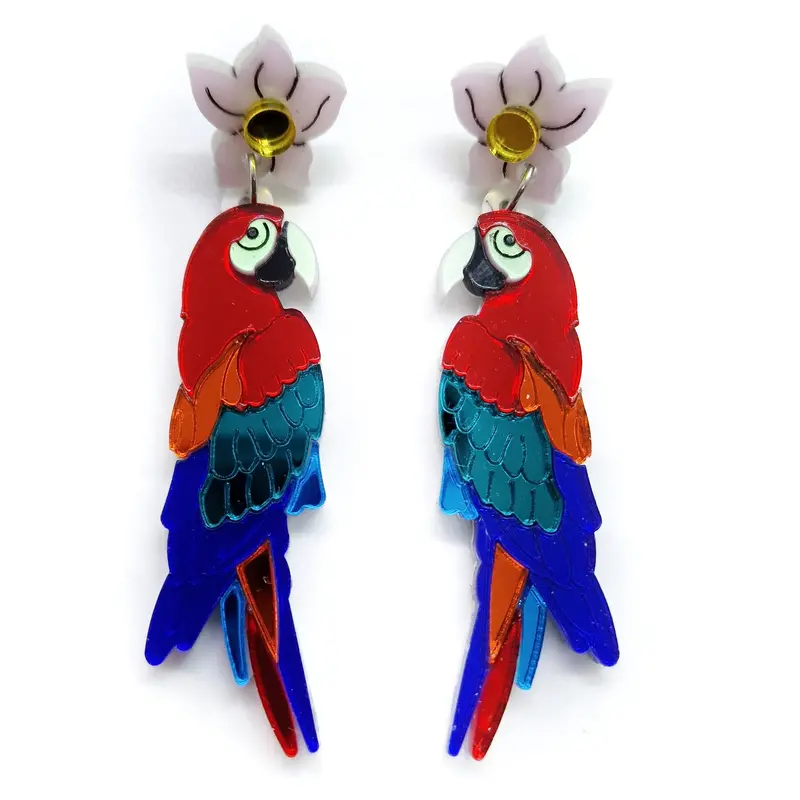 Parrot-Shaped Earrings