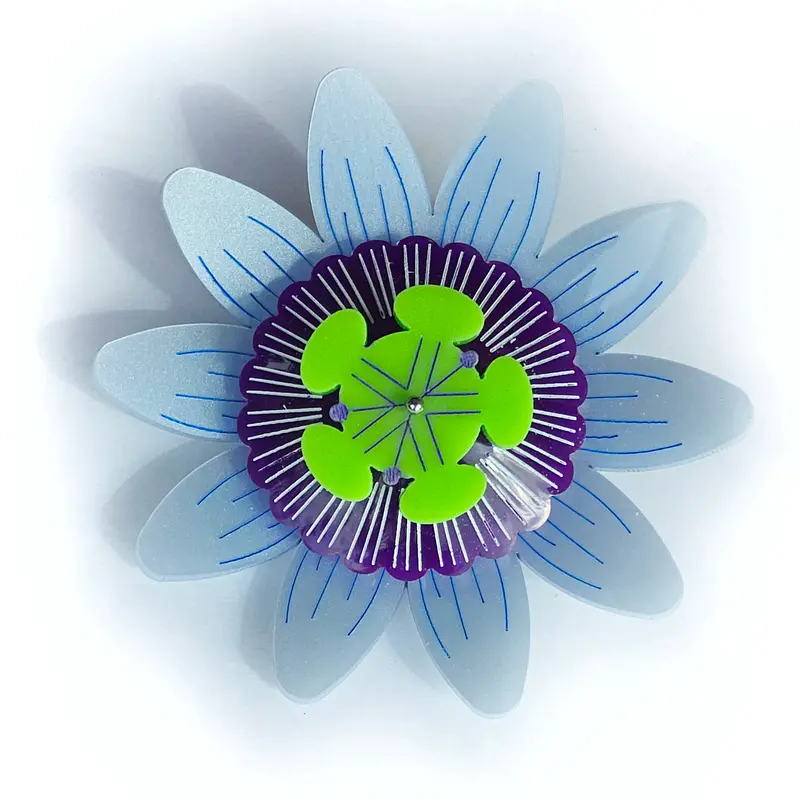 Passionflower Brooch