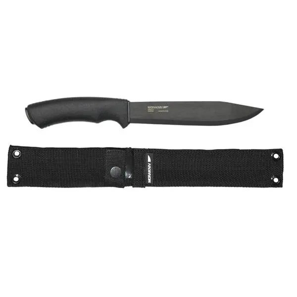 Pathfinder Fixed-Blade Knife – Black Carbon Steel Tactical Tool
