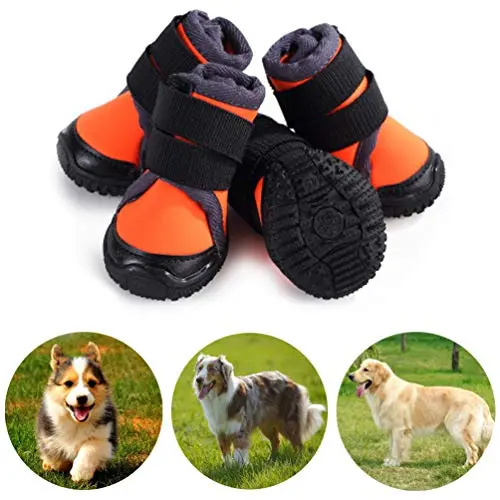 Petilleur Breathable Dog Hiking Boots – Sand, Heat & Rough Terrain Protection