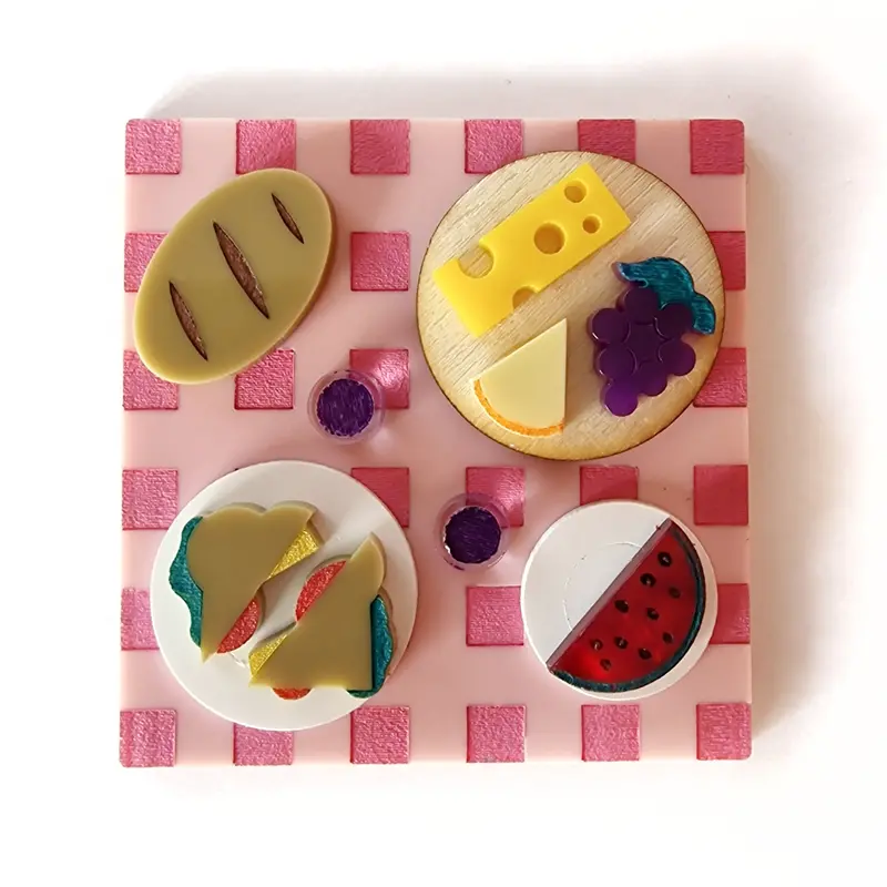 Picnic Blanket Brooch