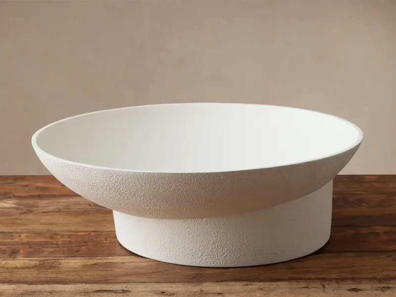 Planes Footed Serving Bowl