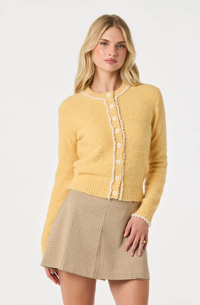 Pleated Wide-Mini Skirt