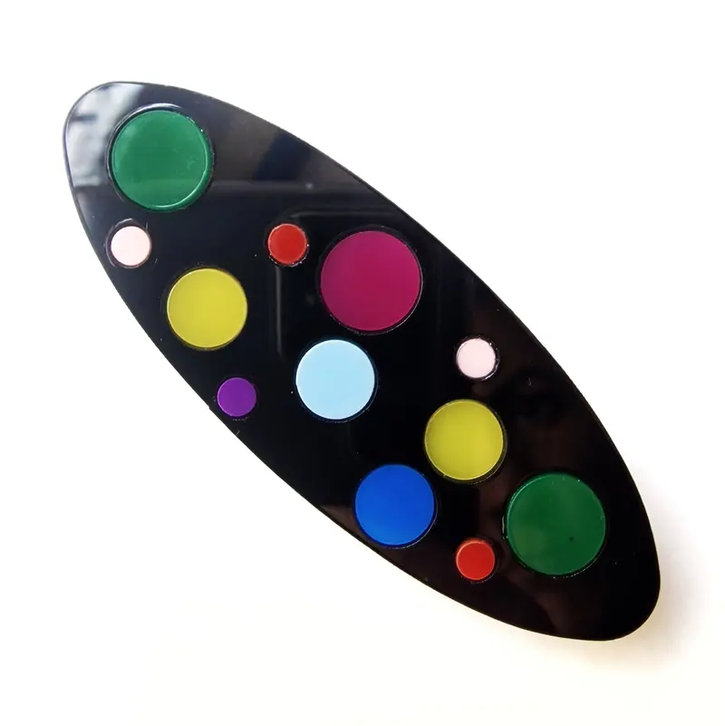 Polka Dot Hair Clip Art Accessory