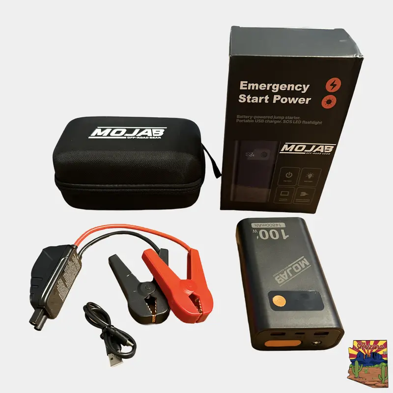 Portable Battery Booster and Jump Starter for Vehicles