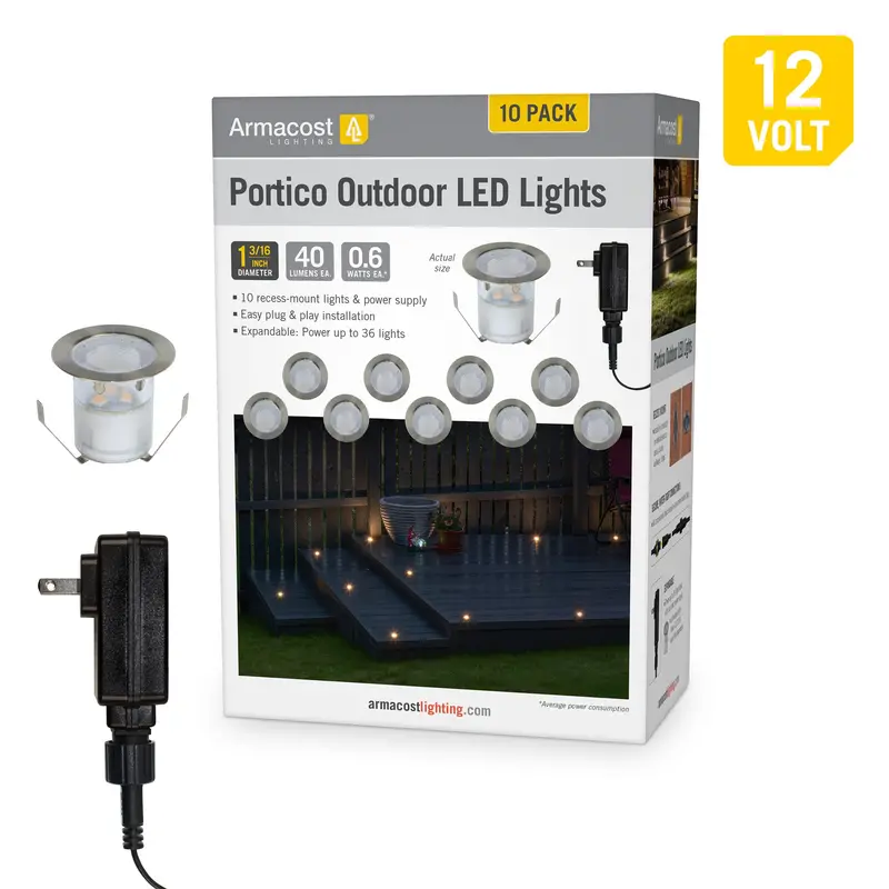 Portico Outdoor LED Lighting System with Integrated Driver (Starter Kit)