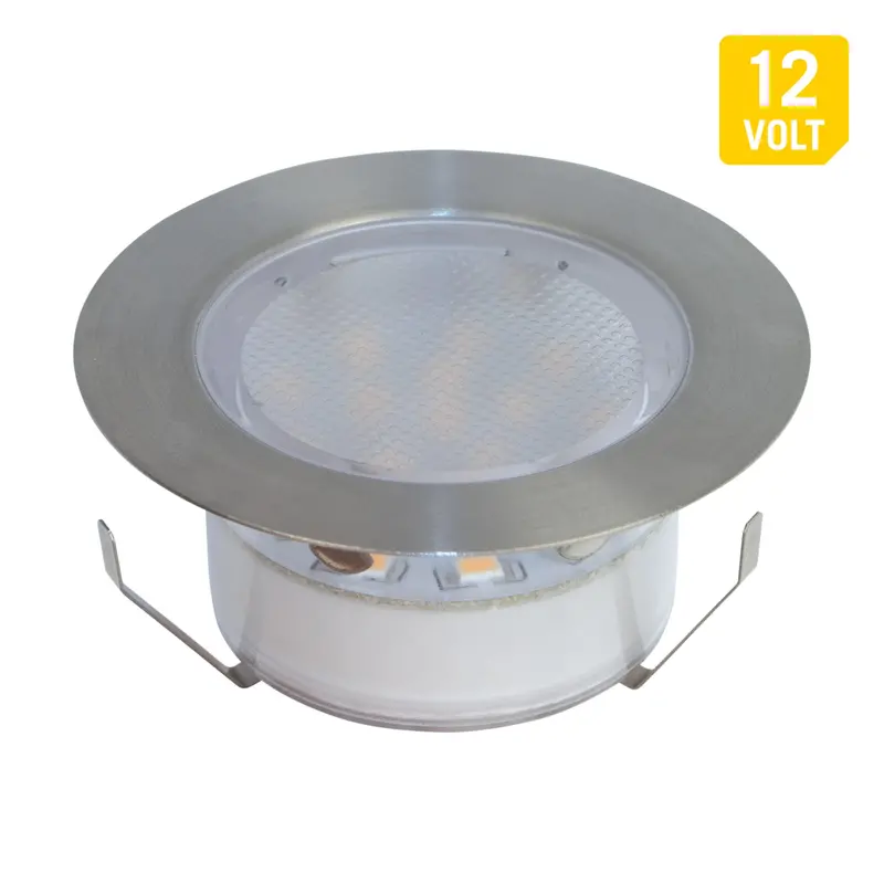 Portico White Recessed Outdoor LED Landscape Light