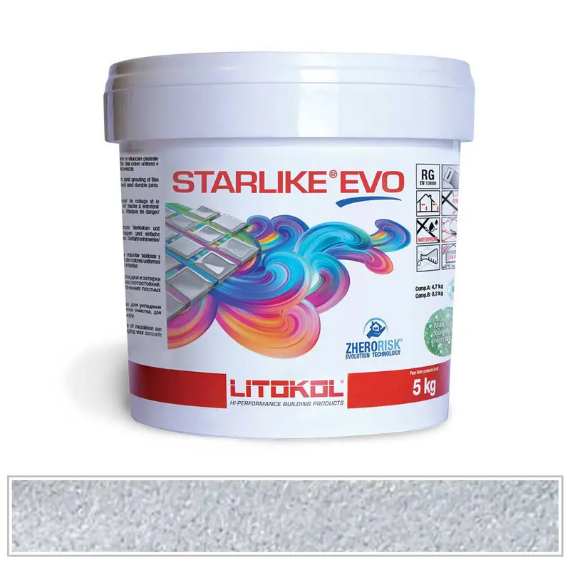 Powder Blue 310 Starlike EVO Epoxy Grout – 5.5 lb Container