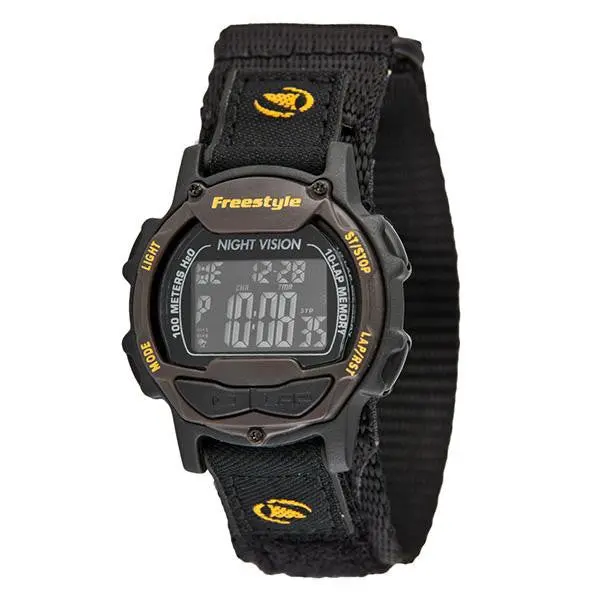 Predator Tactical Watch – Black and Orange Dial, Durable Nylon Strap