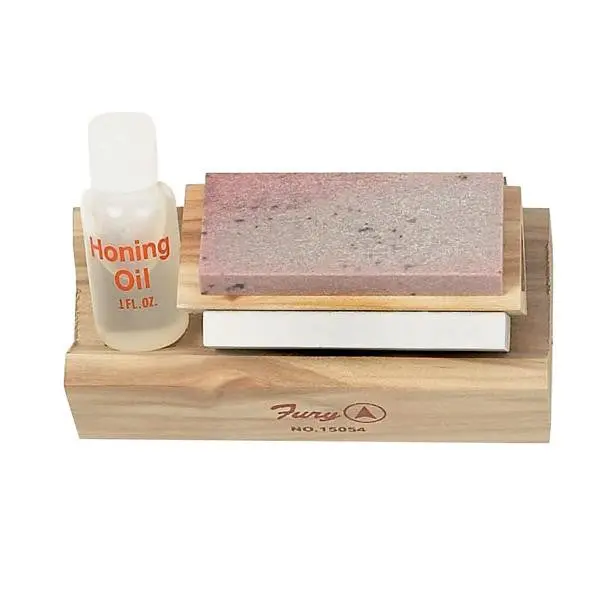 Premium Natural Arkansas Whetstone Kit – Includes Honing Oil for Optimal Edge Maintenance