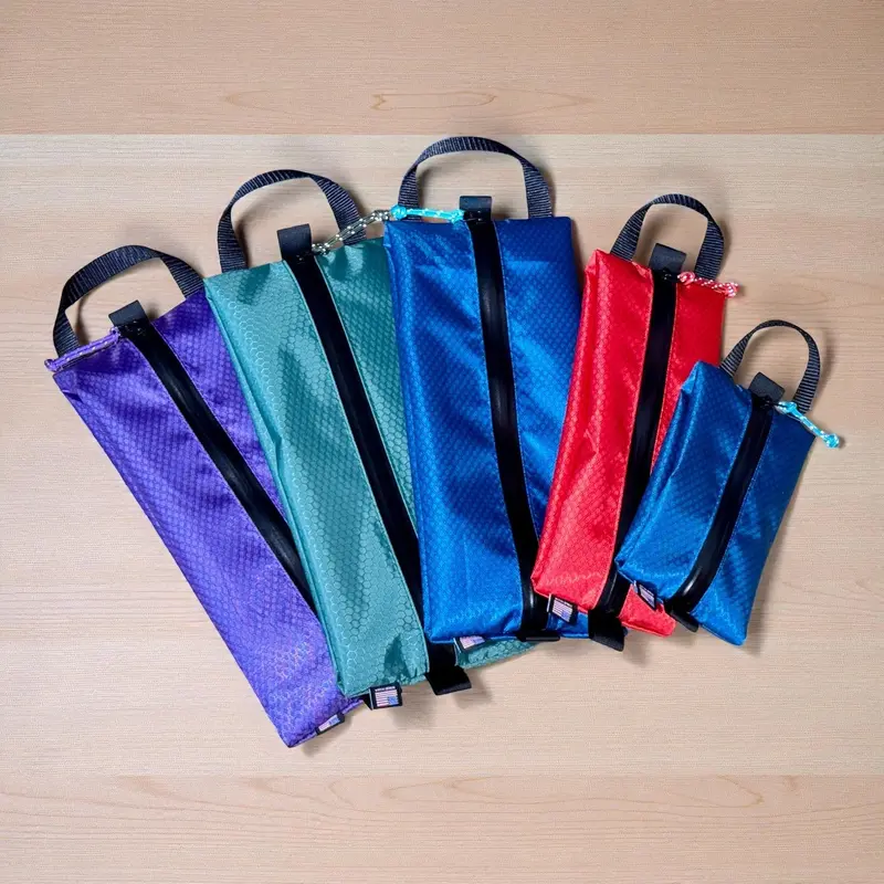 Premium Nylon Ditty Bags with Grab Handles – Compact Toiletry & Gear Organizers for Backpacking, Hiking, and Travel