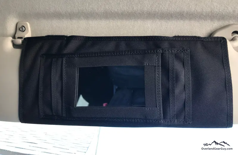 ProMaster Van Sun Visor Organizer with Integrated Mirror