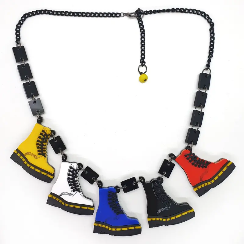 Punk Boot Décolleté Necklace