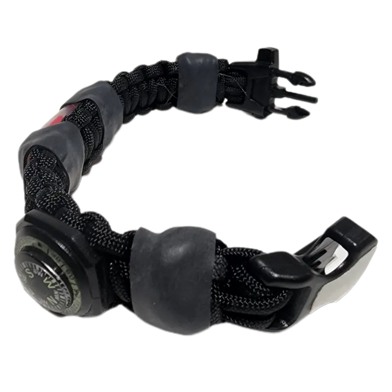 Rapid-Deploy Survival Band: Versatile SERE, Hunting, and EDC Bracelet with Quick-Access Features