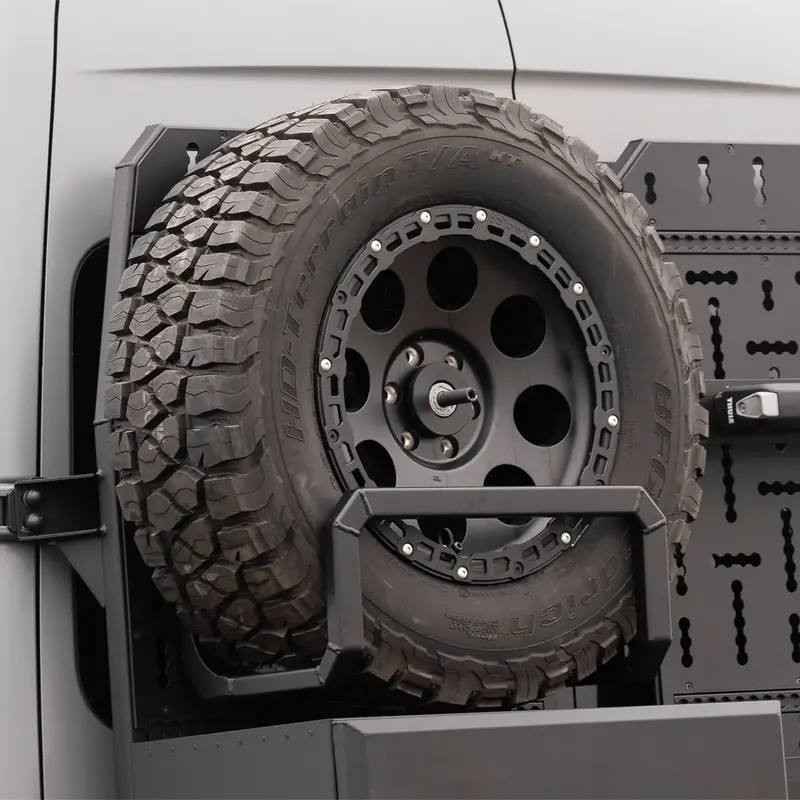 Rear Cargo Carrier Spare Tire Mount — XBULL
