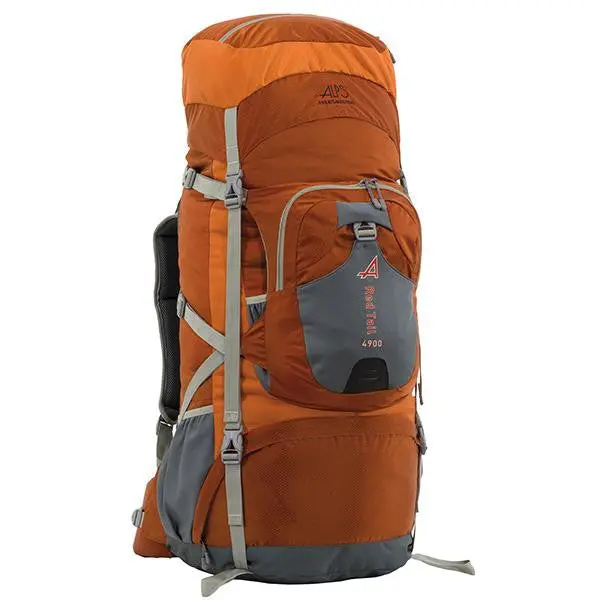 Red Tail 4900 Internal-Frame Backpack – Rust-Colored Hiking Pack with Load-Bearing Support