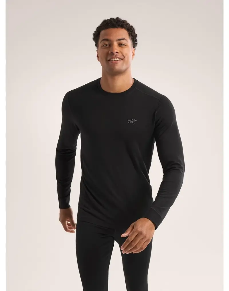 Rho Men’s Long-Sleeve Merino Wool Crew Top