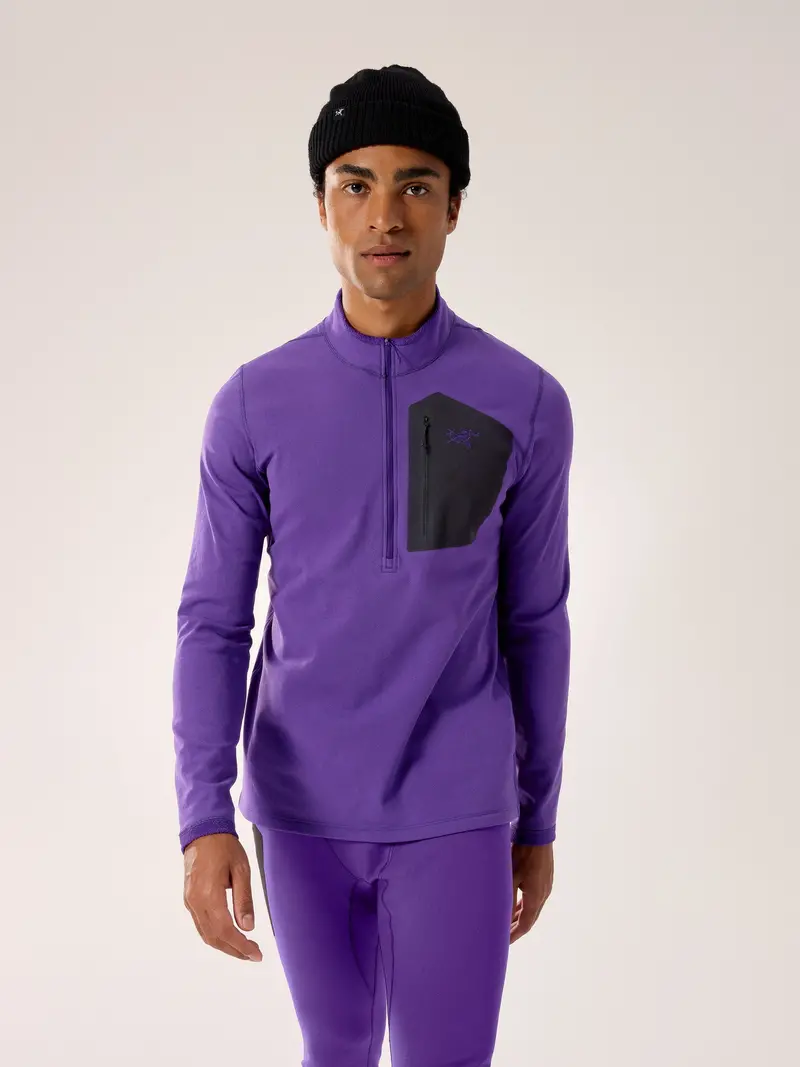 Rho SV Zip-Neck for Men – Windproof Light-Duty Softshell Top